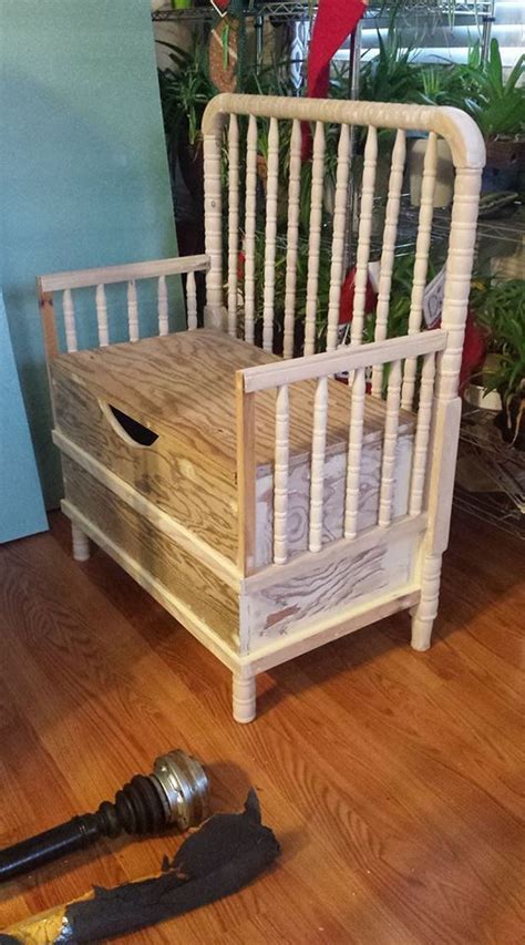 Transform Your Old Crib Into Your Mudroom Centerpiece Old Cribs Crib