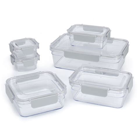 Mainstays 12 Piece Tritan Stain Proof Food Storage Container Set