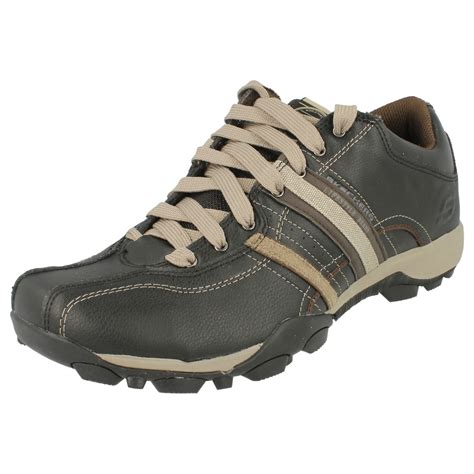 Mens Skechers Casual Leather Shoes Urban Tread Refresh 50856