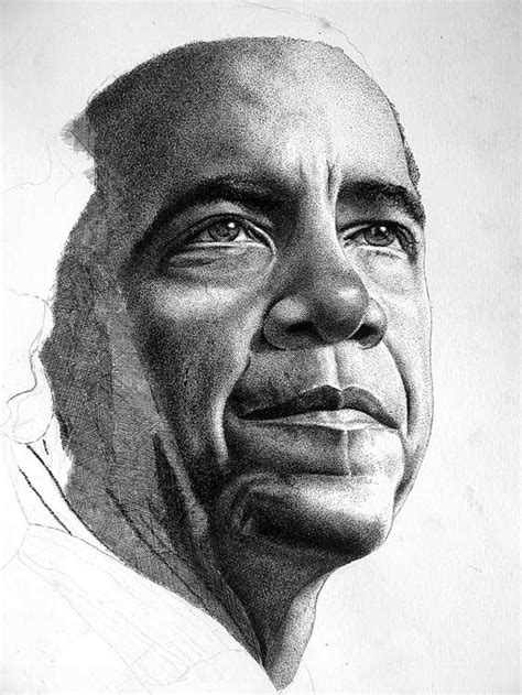 Barack obama coloring printout enchantedlearning com. Barack Obama Drawing, Pencil, Sketch, Colorful, Realistic ...