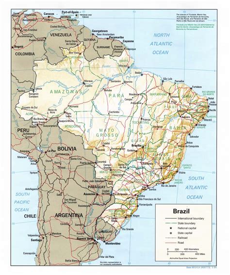 Map Of Brazil Geography