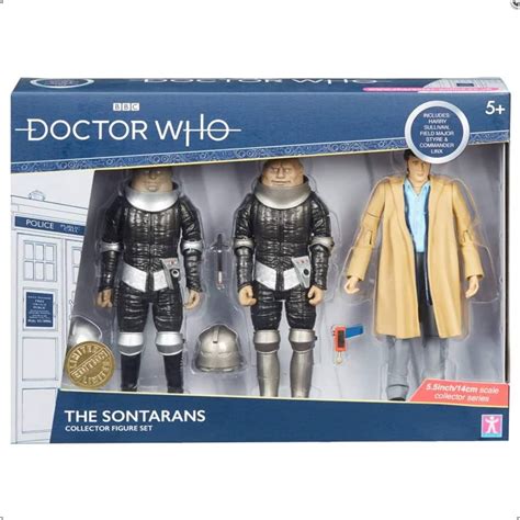 Doctor Who Collectible Action Figures The Sontarans Set Limited Edition