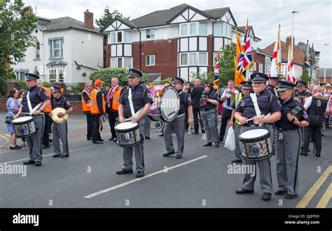 Duke Of Lancasters Accordion Band Orange Day Parade 2th July Hi Res