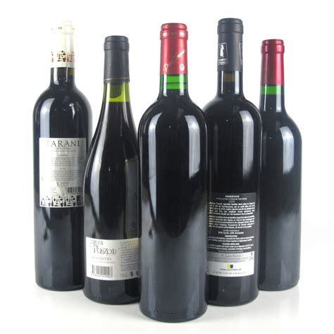 Assorted Southern French Red Wines 5x75cl Wine Auctioneer