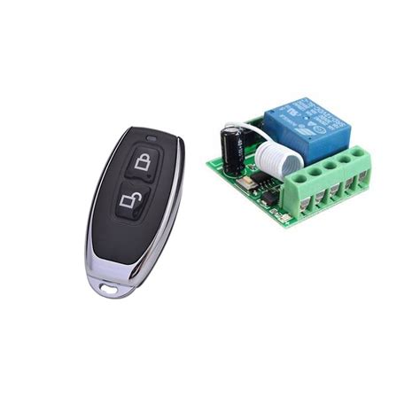 Sisah 1 Way 12 Volt Remote Control Switch With 2 Key Remote