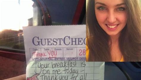 This Waitress Left Her Customers A Note