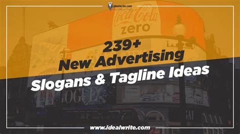 239 Catchy Advertising Slogans And Taglines Ideas For Marketing Goal