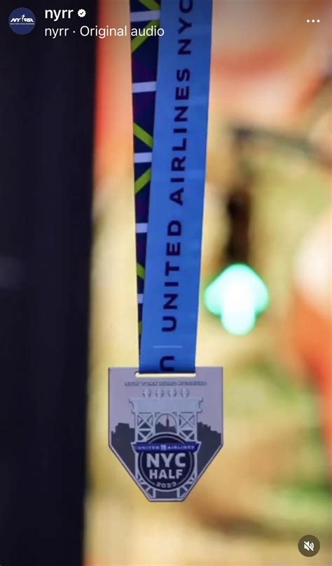 official photo of the united airlines nyc half medal just released thoughts r runnyc