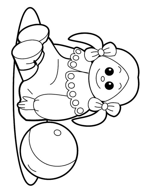 The horse on the lawn. Toys Coloring Pages