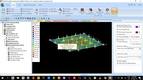 How To Analyze And Design Mat Raft Foundation With Staad Foundation Advanced Youtube