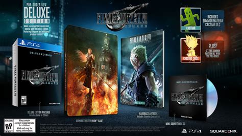 Final Fantasy® Vii Remake Deluxe Edition Ps4 Square Enix Store