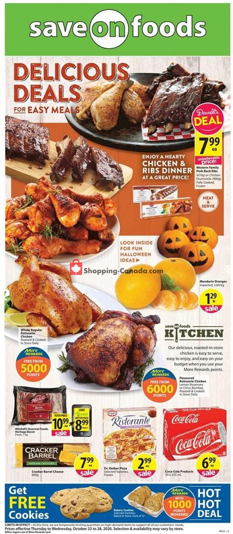 Save On Foods Canada Flyer Delicious Deals Bc October 22 October 28 2020 Shopping Canada