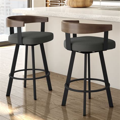 Shop Amisco Lars Swivel Counter And Bar Stool Overstock 24014760