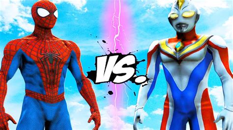 The Amazing Spider Man Vs Ultraman Epic Battle Youtube