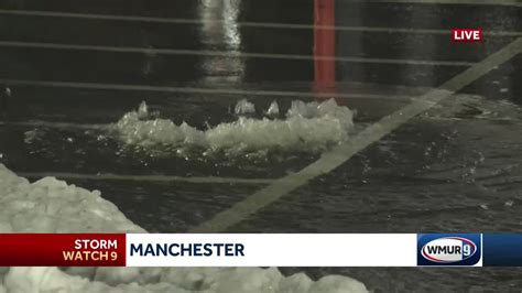 heavy rain melting snow leading to flooding concerns throughout nh youtube