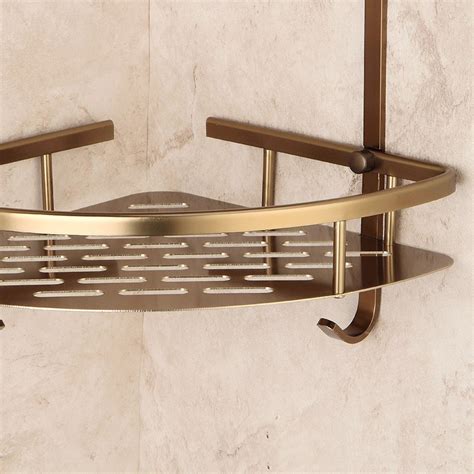 This shelf has a glass build, giving your bathroom space a larger appearance. 2019 Bathroom Accessories Wall Mounted Type Dual Tier ...