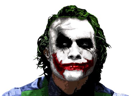 Heath Ledger Joker Art Print Etsy