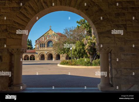 Stanford University Campus In Palo Alto California Usa Stock Photo
