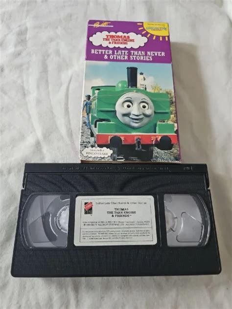 Thomas The Tank Engine Friends Better Late Than Never Vhs Video Vcr
