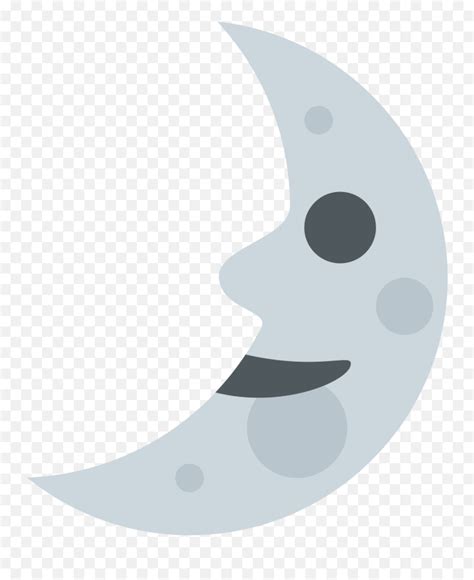 Twemoji2 1f31b Luna Creciente Emojiemoji Beta Free Transparent