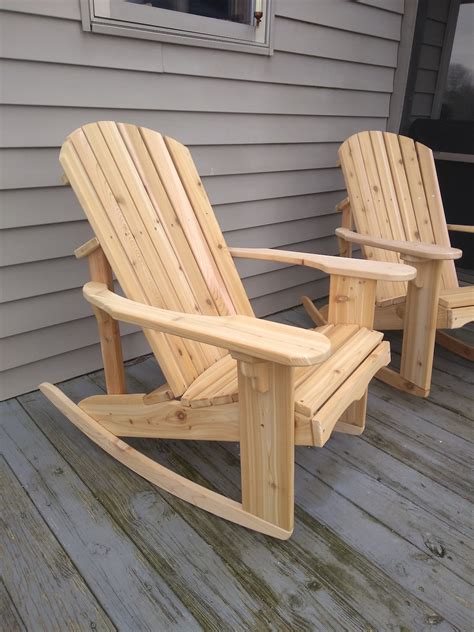 Adirondack Rocking Chair Kit Etsy
