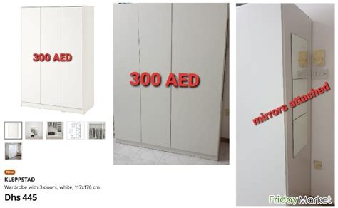 So now you can get a cabinet that you put together yourself. Ikea 3 door wardrobe in UAE - FridayMarket