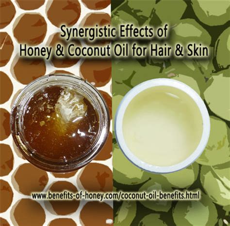 For a long, lustrous and beautiful hair, coconut oil. Honey and Coconut Oil Benefits for Hair and Skin
