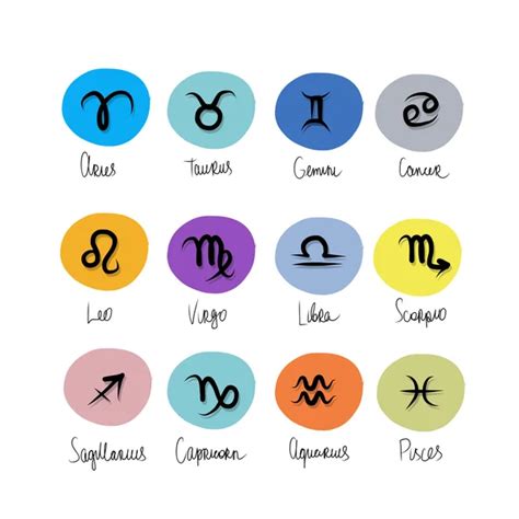 Zodiac Signs Collection For Your Design Stock Vector Image By