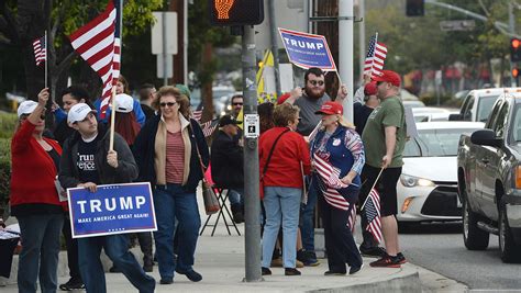 Trump Supporters Rally In Simi Valley
