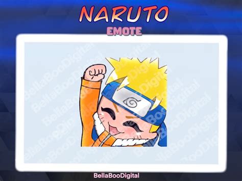 Emotes For Twitch Naruto Cheer Emote Twitch Emotes Etsy