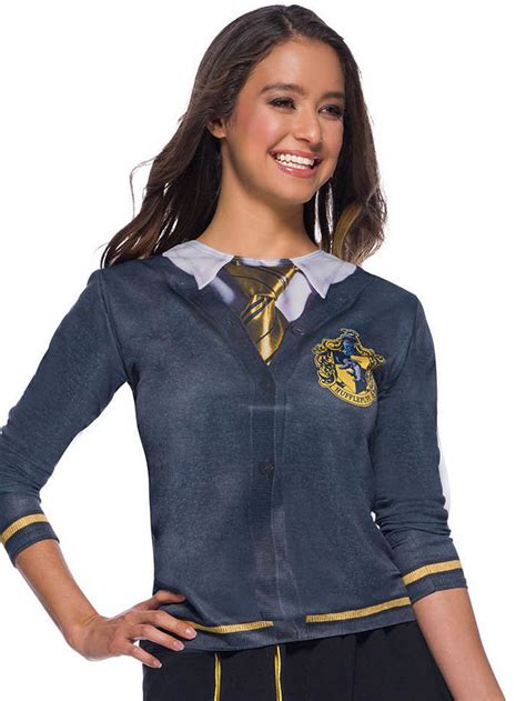 The Wizarding World Of Harry Potter Adult Hufflepuff Costume Top