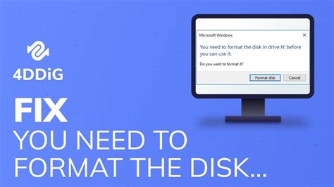 【2023】how To Fix You Need To Format The Disk Before You Can Use It