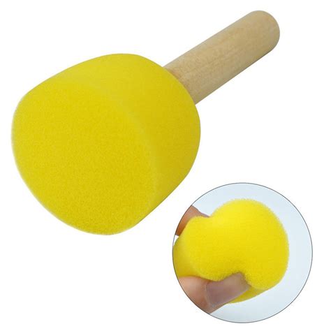 20 Pcs Round Sponges Brush Set Kids Painting Tools Sponge Painting