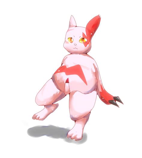 Rule 34 Blush Color Front View Fur Male Male Only Nude Penis Pokemon Solo Tagme Zangoose 980888