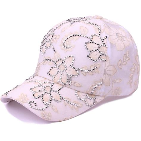 2018 New Womens Baseball Caps Lace Flower Sun Hats Breathable Mesh Hat