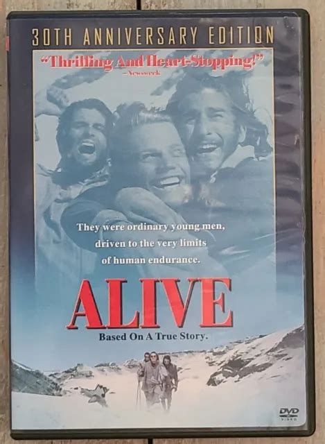 Alive 1993 Dvd 2002 30th Anniversary Edition Used Good Condition