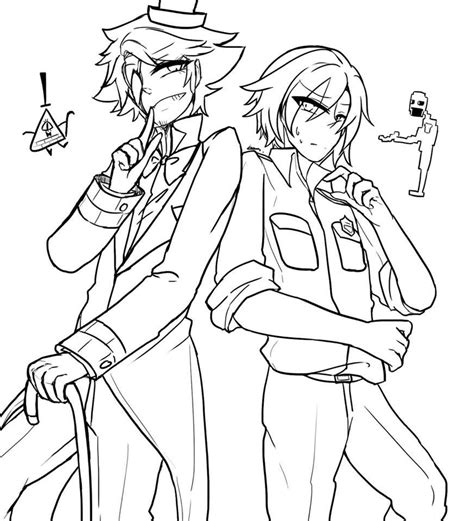 Bill Cipher Gravity Falls Coloring Pages Coloring Pages
