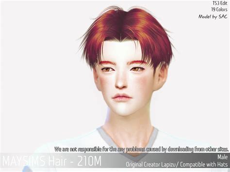 May Sims May 210m Hair Retextured Sims 4 Hairs