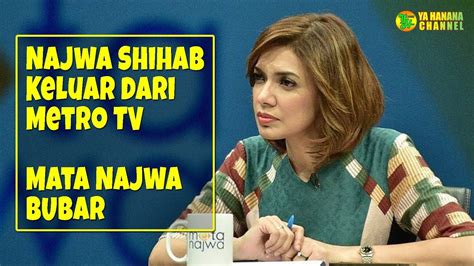 Geger Najwa Shihab Keluar Dari Metro Tv Setelah Wawancarai Novel Baswedan Mata Najwa Bubar