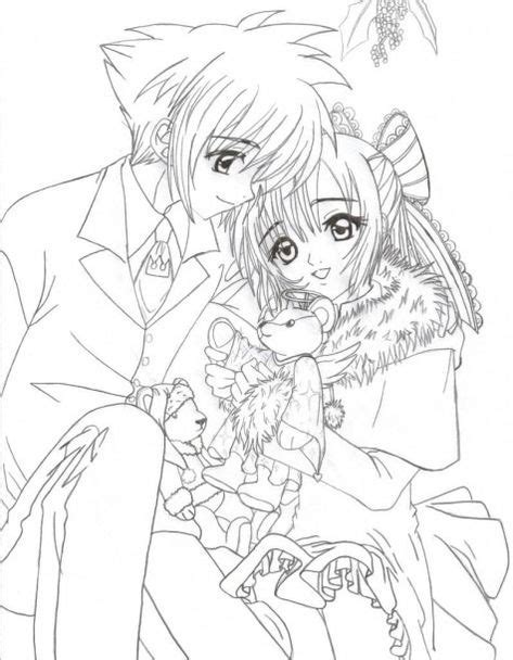 Anime Couple Coloring Pages To Print Coloring Coloringpages With