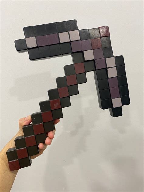 Minecraft Netherite Pickaxe Hobbies And Toys Toys And Games On Carousell
