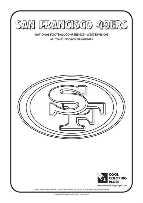 Nfl Logos Coloring Pages 49ers