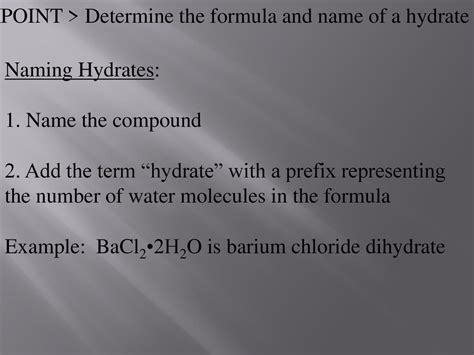 73b Hydrates Ppt Download