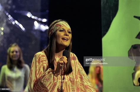 english singer sandie shaw performs on the set of a pop music news photo getty images