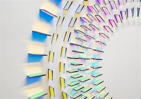 New Glowing Dichroic Glass Installations By Chris Wood Are Activated By Sunlight