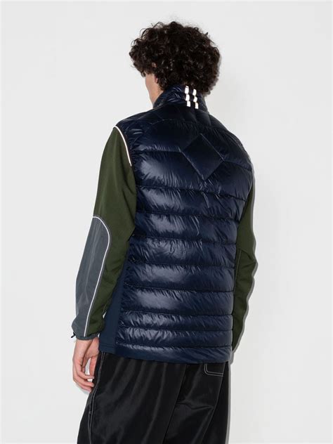 canada goose hybridge™ lite slim fit packable quilted 800 fill down vest in atlantic navy