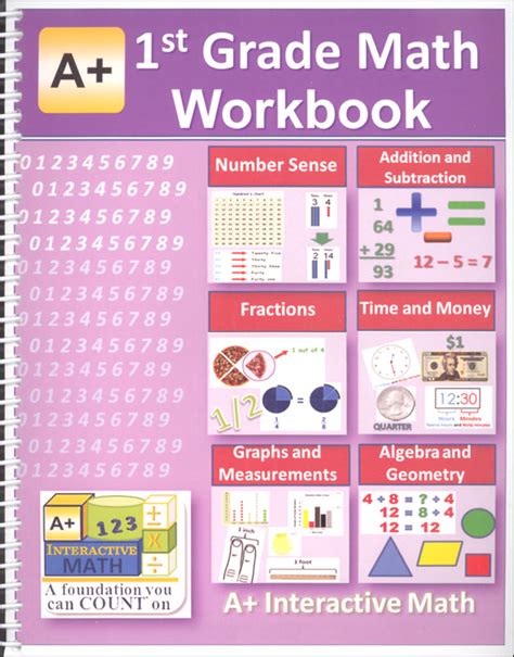 1st Grade Math Workbook A Tutorsoft Inc