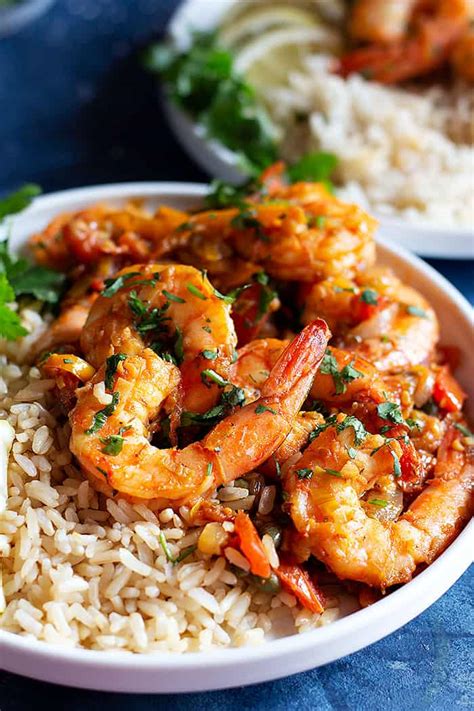 Grill, covered, over medium heat or broil 4 in. Sauteed Shrimp Recipe Mediterranean Style • Unicorns in ...