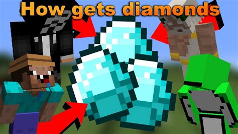How Gets Diamonds Noob Vs Pro Vs Hacker Vs God Youtube