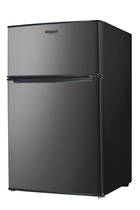 Hisense Cu Ft Two Door Mini Fridge With Freezer Rt32d6abe Black